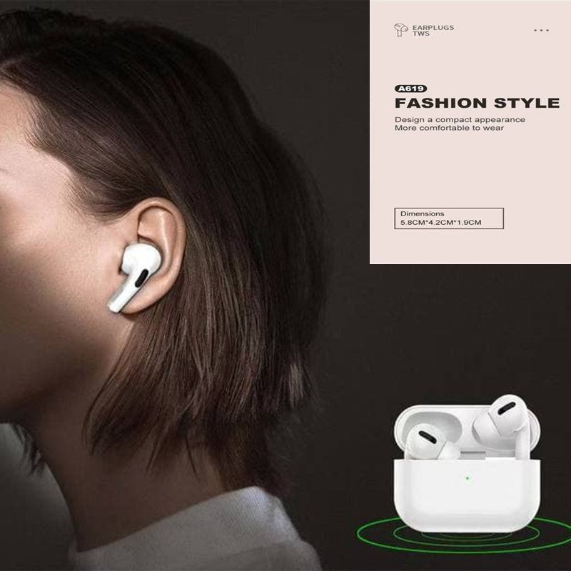 A619 Aspor BT 5.0 Hifi Sound Earbuds With Wireless Charging