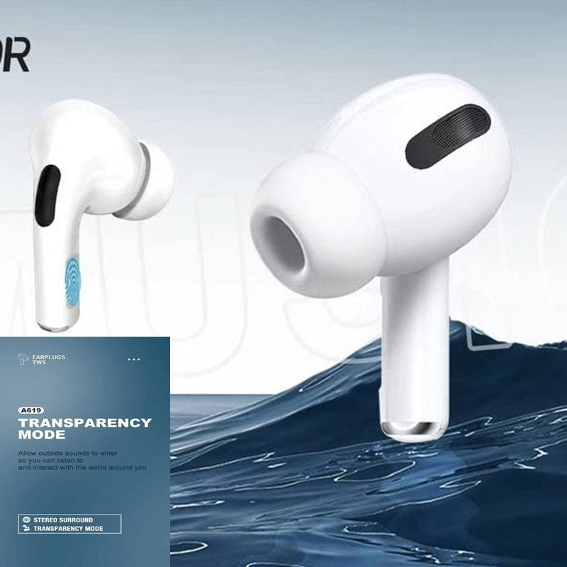 A619 Aspor BT 5.0 Hifi Sound Earbuds With Wireless Charging