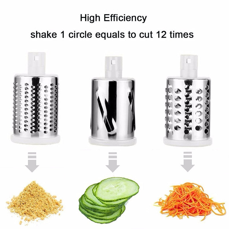 Manual Vegetable Cutter Slicer Multifunctional Round Slicer Gadget Multifunction Kitchen Gadget Food Processor Blender Cutter( Random Color )