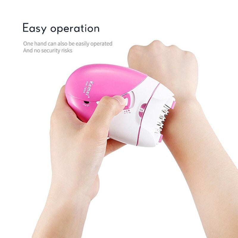 KM-189A Women Electric Rechargeable Hair Removal Epilator