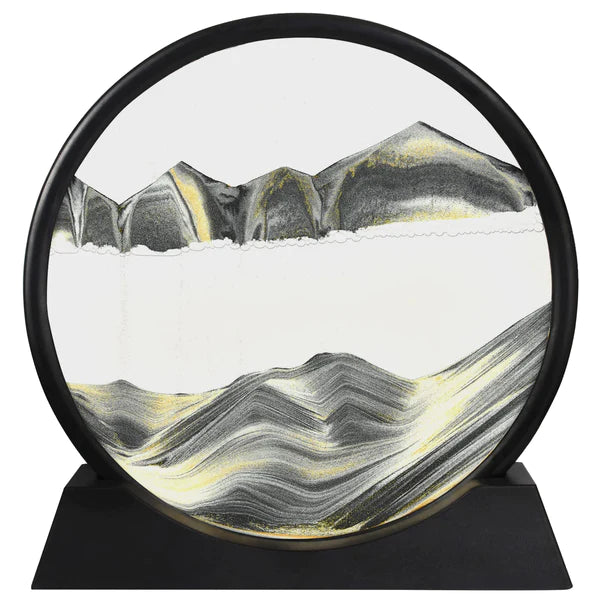 3d Moving Sandscapes Frame | Moving Sand Lamp Frame ( Random Color )