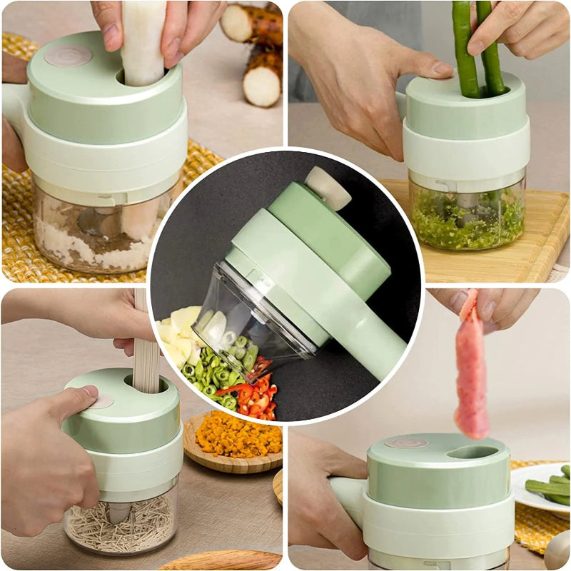 2 In 1 Multi-Functional Electric Handheld Cooking Hammer Food Chopper