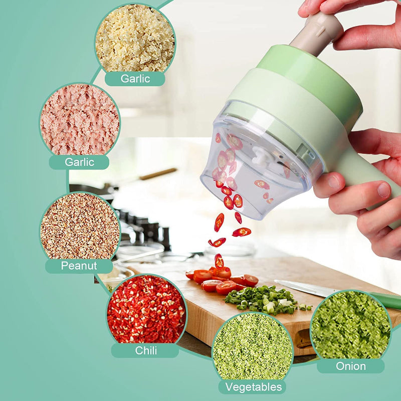 2 In 1 Multi-Functional Electric Handheld Cooking Hammer Food Chopper