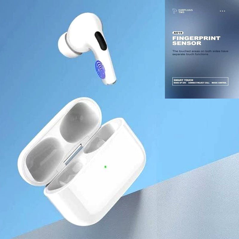 A619 Aspor BT 5.0 Hifi Sound Earbuds With Wireless Charging