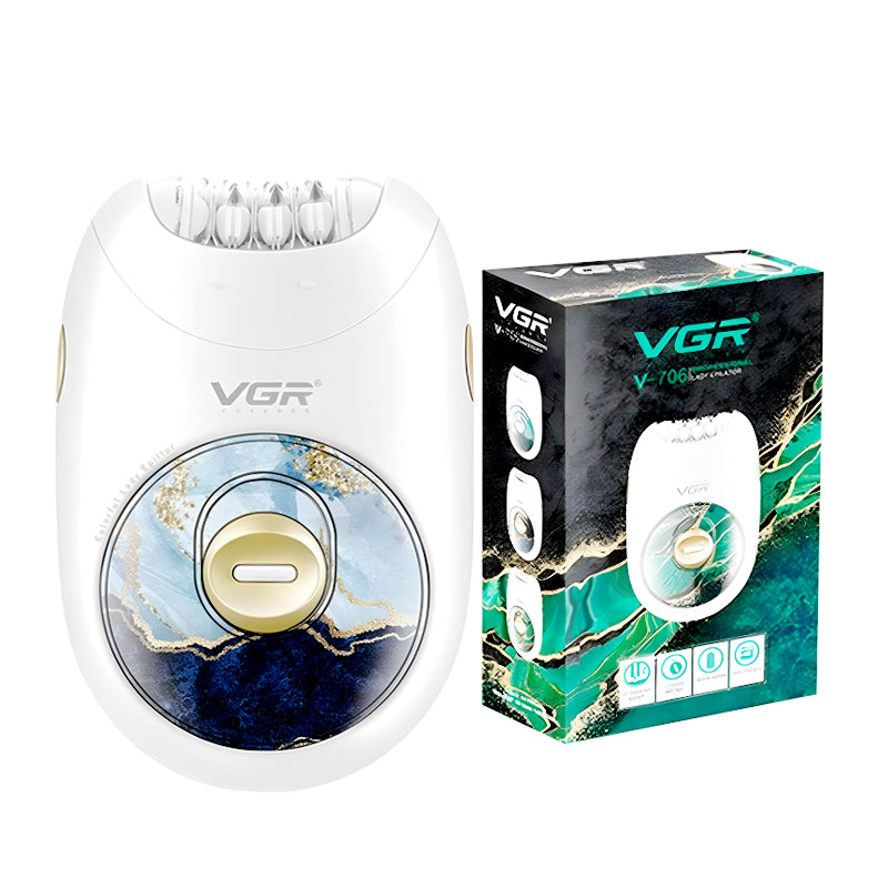 VGR V-706 Professional Rechargeable Electric Lady Epilator Hair Removal Machine