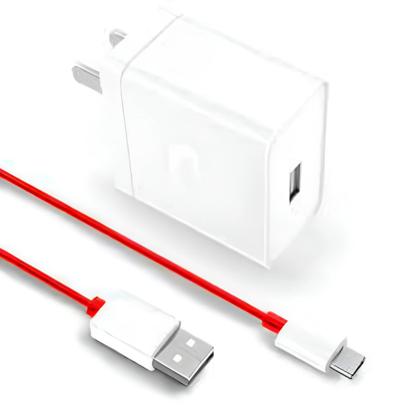 OnePlus 80W Power Adapter Suit with Warp Charge and SuperVOOC-Supported Type-C Cable