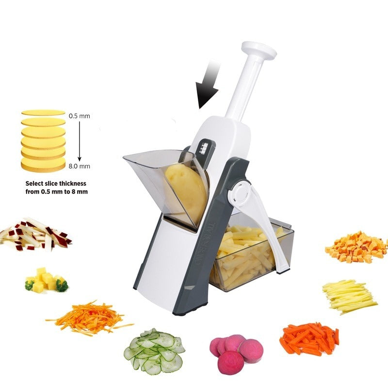 Multifunctional Vegetable Cutter Potato Fruit Peeler Carrot Grater Kitchen Basket