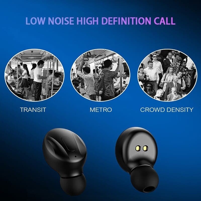 XG13 TWS Bluetooth Earphones Stereo Wireless Earbuds LED Power Display Case 3D Stereo Sound IPX5 Waterproof